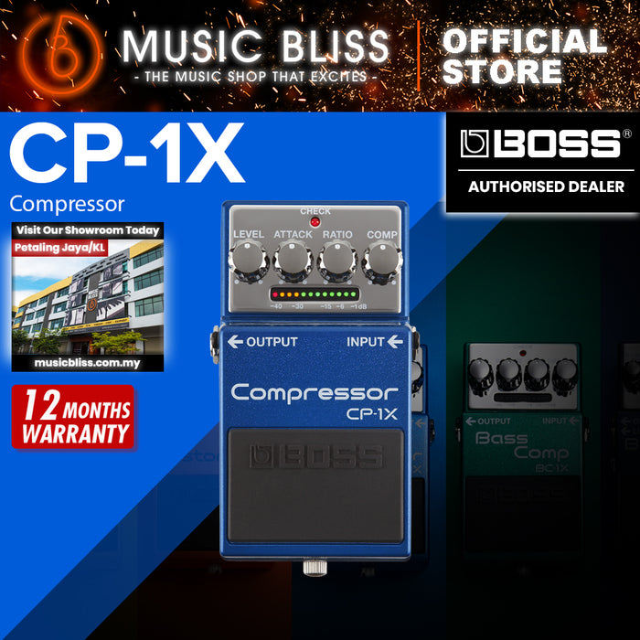 Boss CP-1X Compressor Guitar Effects Pedal