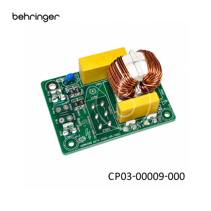 KM750 PCBA/P0BRI/09/Mains Input (Spare Parts for Behringer)