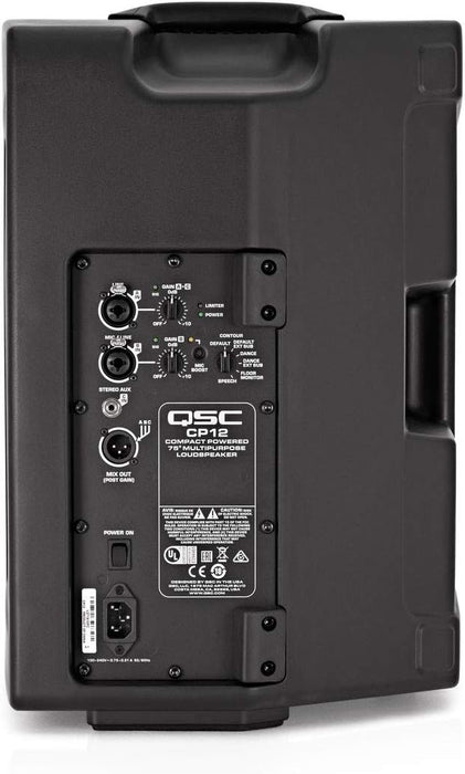 QSC CP12 1000-watt 12-inch Powered Speaker