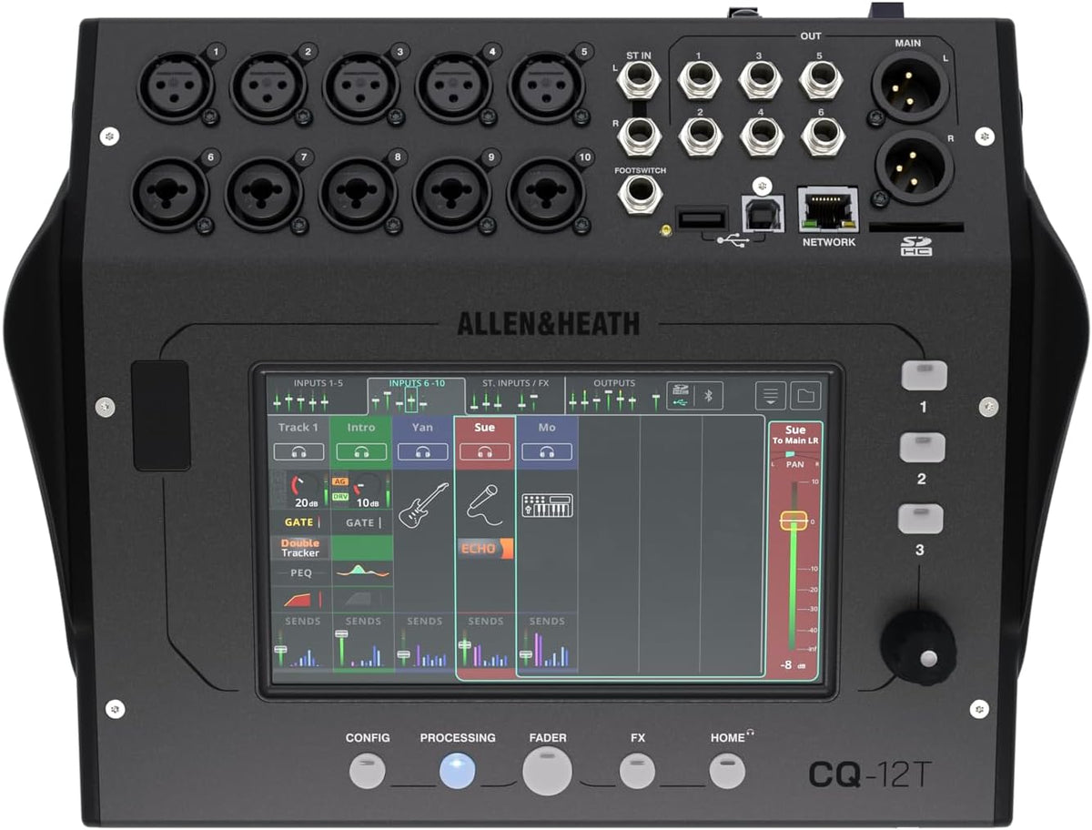 Allen & Heath CQ-12T 10-channel Digital Mixer | Music Bliss Malaysia