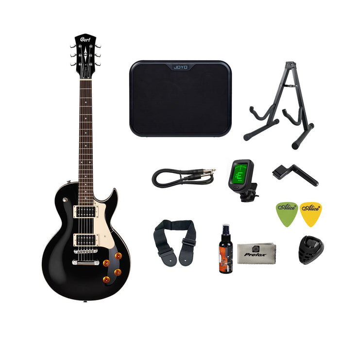 Cort CR100 Electric Guitar with Bag - Black