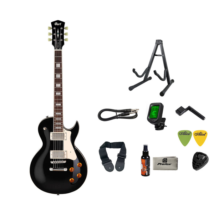 Cort CR200 Electric Guitar with Bag - Black