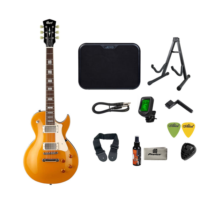 Cort CR200 Electric Guitar with Bag - Gold Top