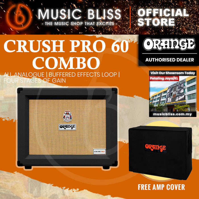 Orange Crush CR60C 60-watt 1x12" Combo Amp - Black