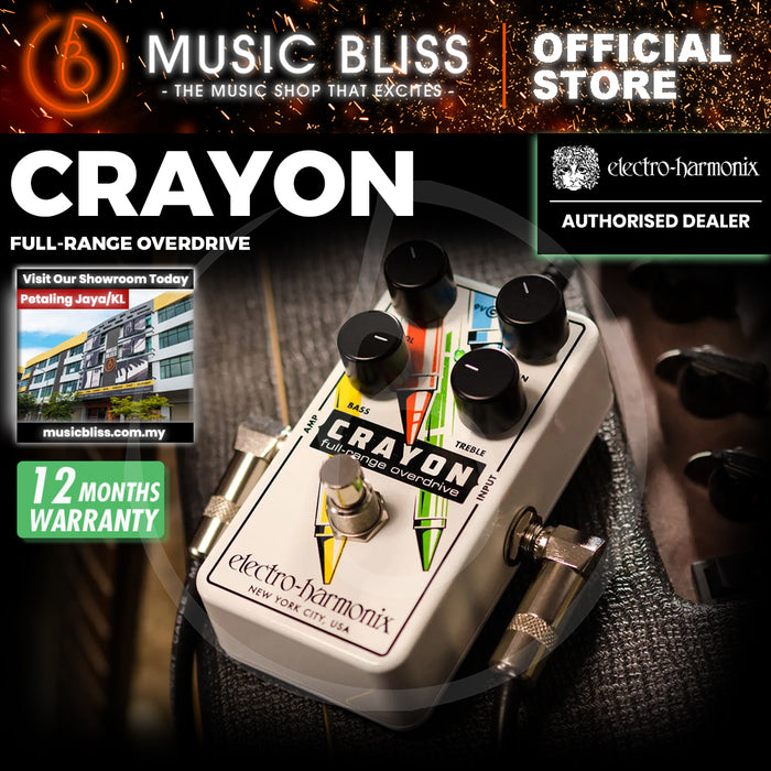 Electro Harmonix Crayon 69 Full-range Overdrive Guitar Effects Pedal