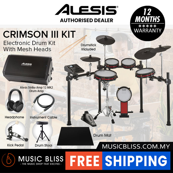 Alesis Crimson III Electronic Drum Kit With Mesh Heads