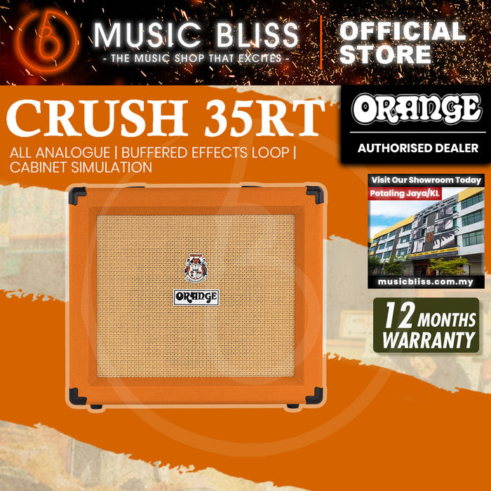 Orange Crush 35RT - 35-watt 1x10" Best Beginner Electric Combo Amp