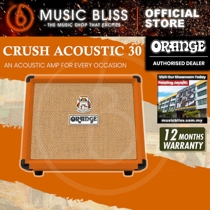 Orange Crush Acoustic 30 30-watt 1x8" Acoustic Combo - Orange
