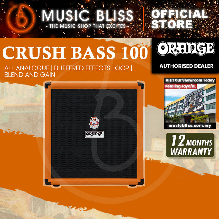 Orange Crush Bass 100 1x15 100W Bass Combo Amplifier