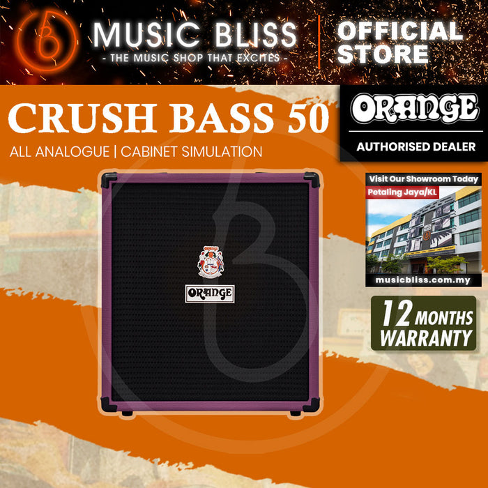 Orange Crush Bass 50 Glenn Hughes Limited Edition