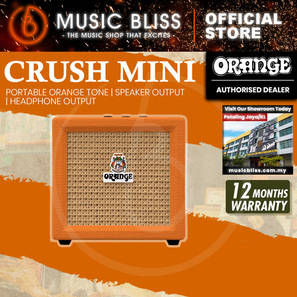 Orange Crush Mini 3-watt Micro Amp | Music Bliss Malaysia