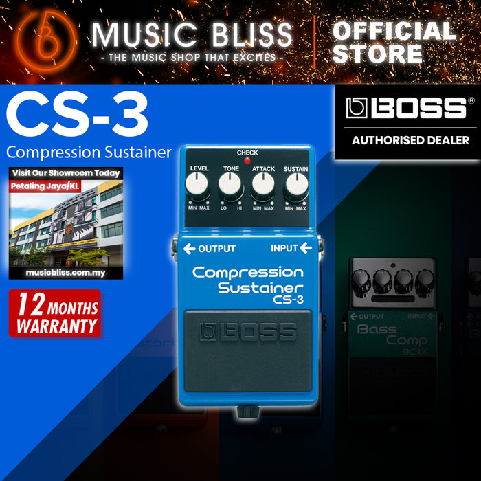 Boss CS-3 Compression Sustainer Guitar Pedal