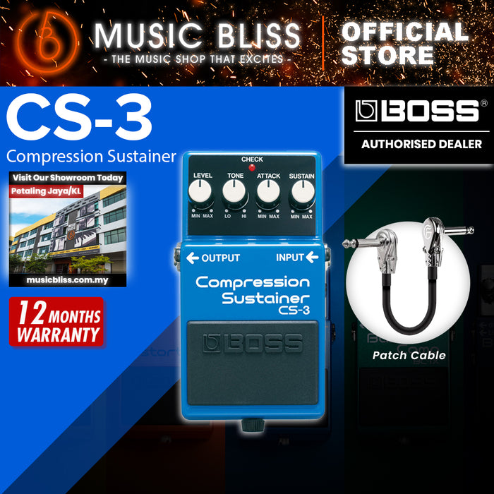 Boss CS-3 Compression Sustainer Guitar Pedal