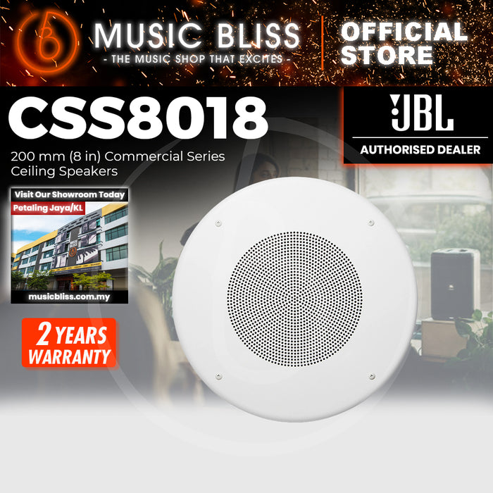 JBL CSS8018 8" High-Output Multi-Tap Ceiling Speaker