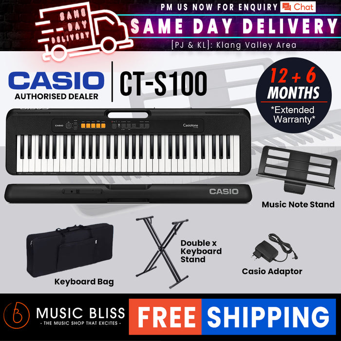Casio cts100 casiotone keyboard discount