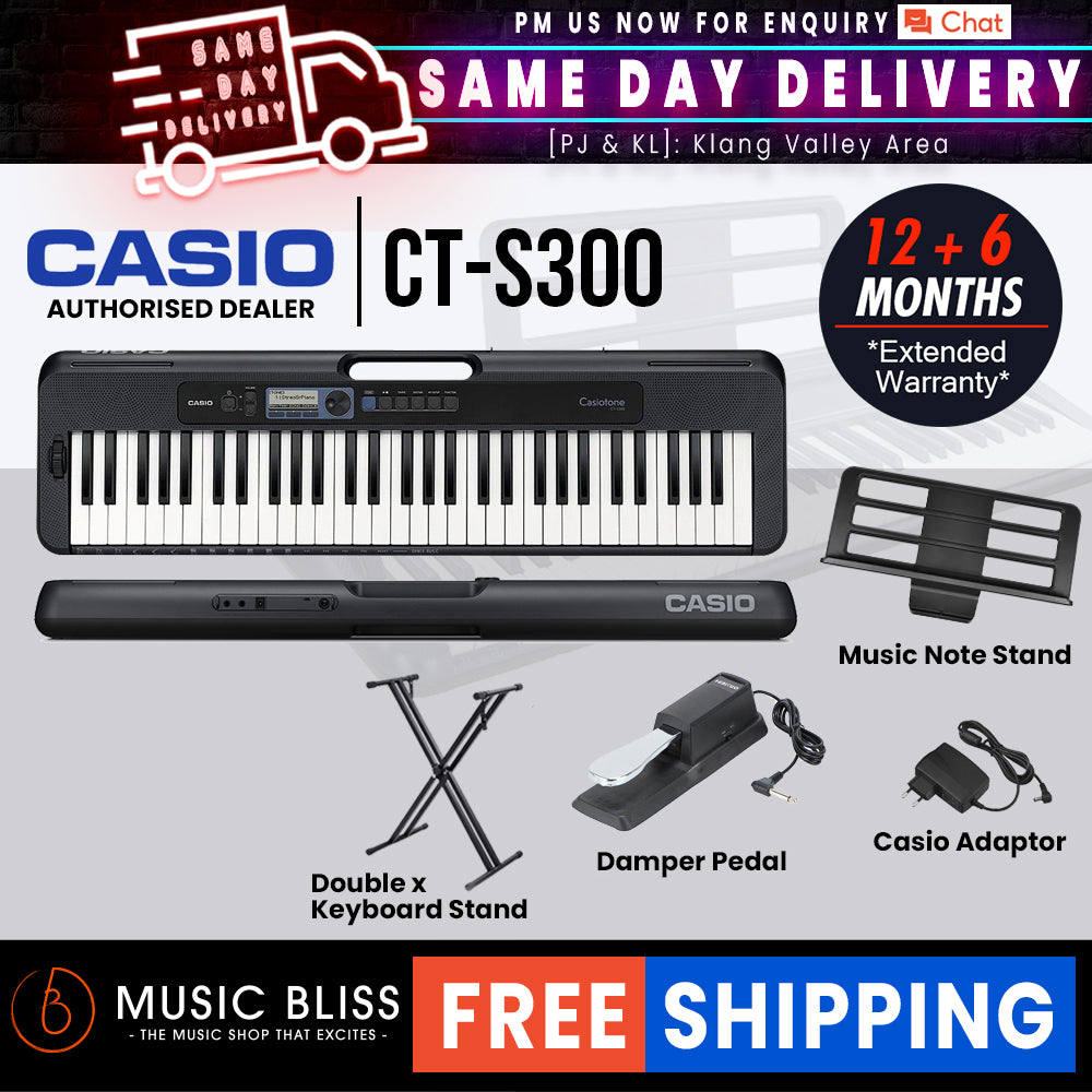 CASIOのピアノ(Casiotone CT-S300) CASIO CT-S300【新品】【即納可能】 カシオ 【 ミ・ナーラ奈良店