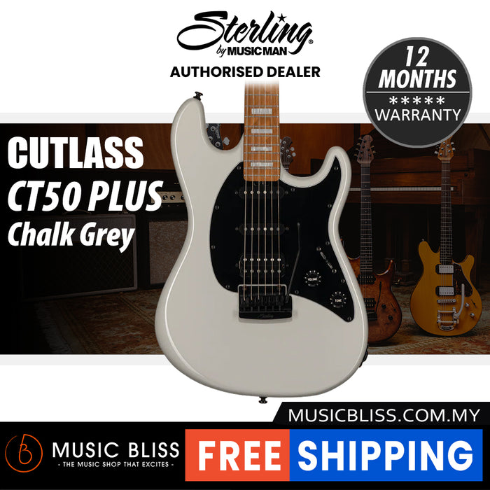 Sterling By Music Man Cutlass CT50 Plus Electric Guitar - Chalk Grey