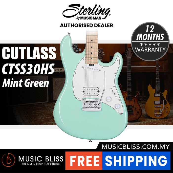 Sterling By Music Man Cutlass Short Scale CTSS30HS Electric Guitar - Mint Green