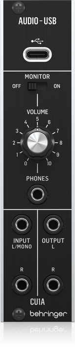 Behringer CU1A 2-in/2-out Eurorack USB/Audio Interface - Music Bliss Malaysia