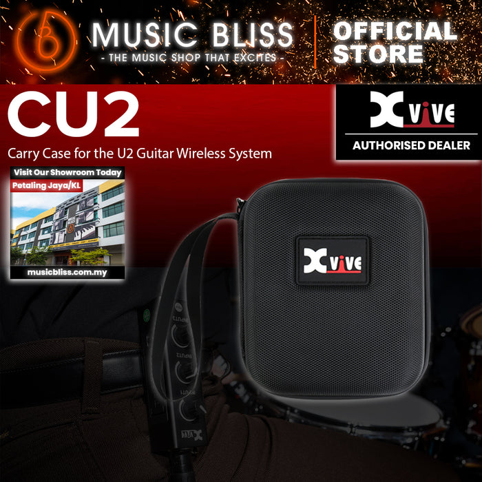 Xvive CU2 Travel Hard Case for U2 Wireless Guitar System