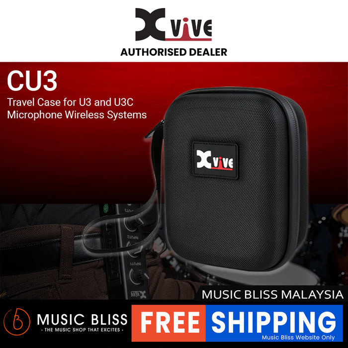 Xvive CU3 Travel Hard Case for U3/U3C Wireless Microphone System