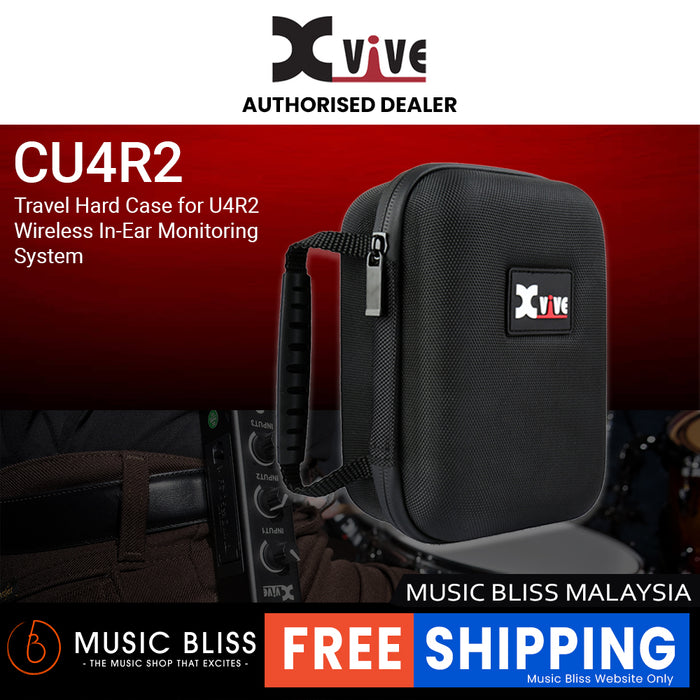Xvive CU4R2 Travel Hard Case for U4R2 Wireless In-Ear Monitoring System