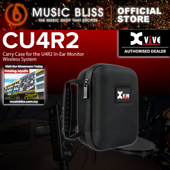 Xvive CU4R2 Travel Hard Case for U4R2 Wireless In-Ear Monitoring System