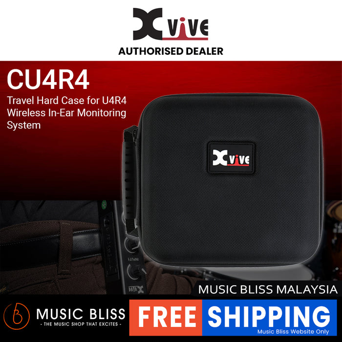 Xvive CU4R4 Travel Hard Case for U4R4 Wireless In-Ear Monitoring System