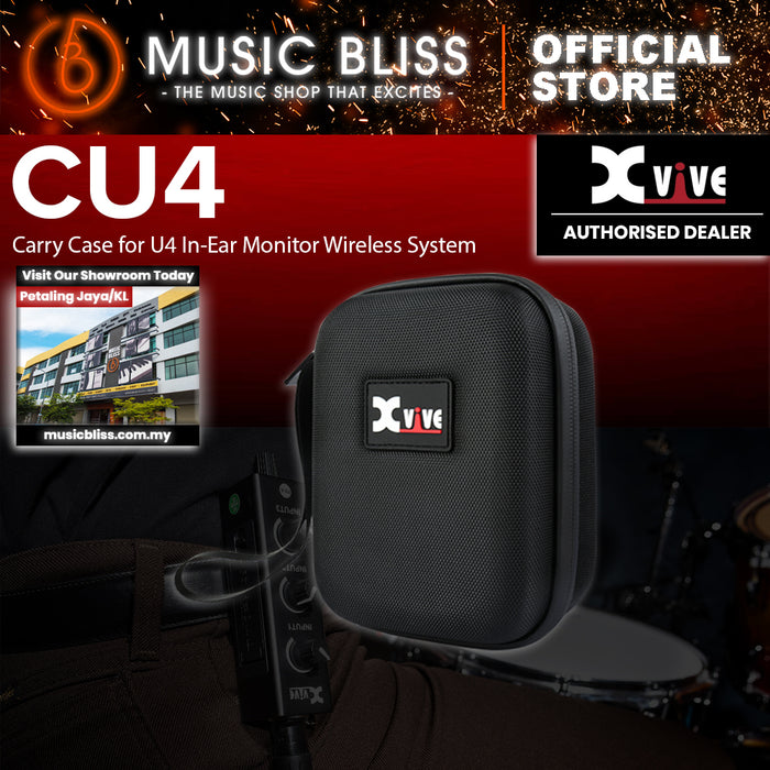 Xvive CU4 Travel Hard Case for U4 Wireless In-Ear Monitoring System