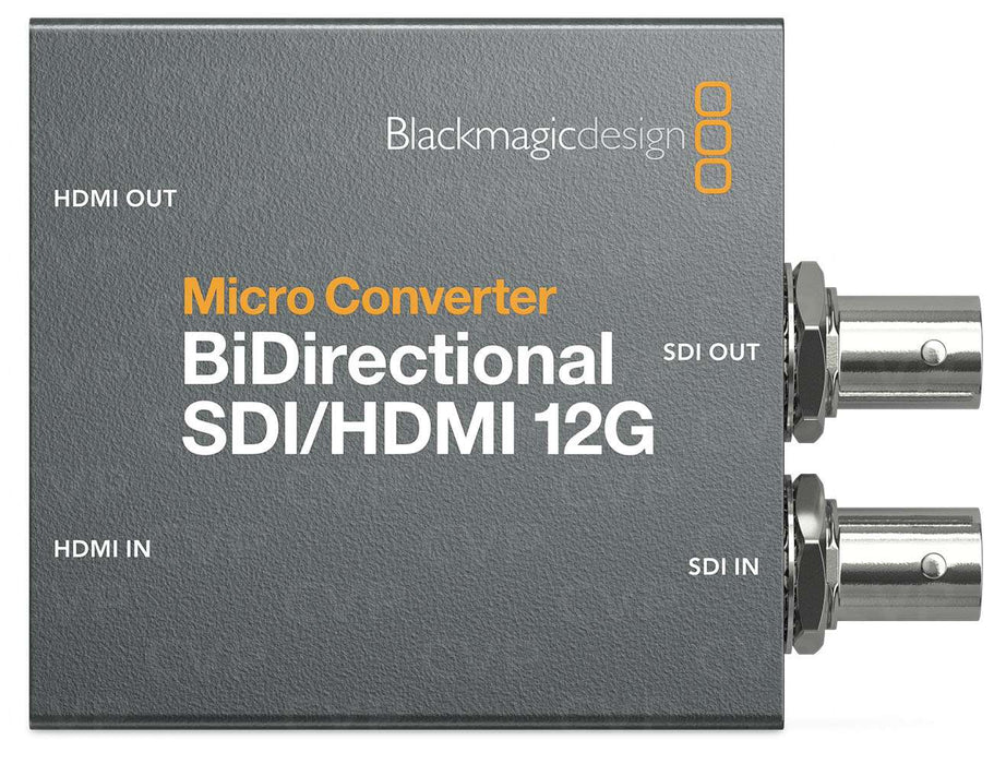 Blackmagic Design BiDirectional SDI/HDMI 12G Micro Converter with Power Supply