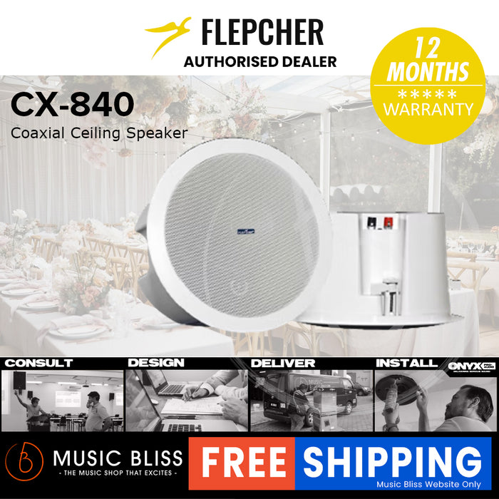 Flepcher CX-840 Coaxial Ceiling Speaker