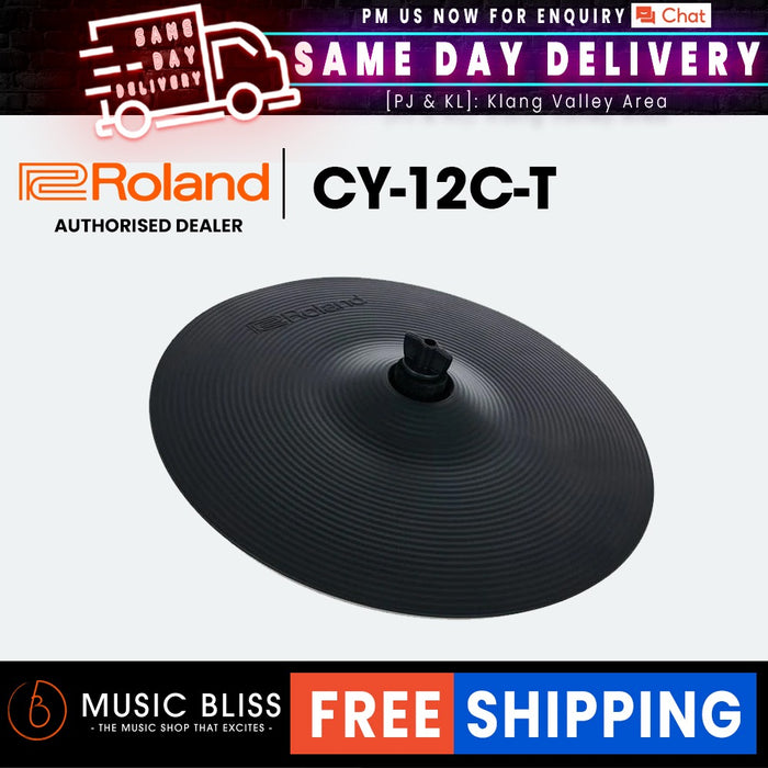 Roland CY-12C-T Thin Crash Cymbal Controller - Music Bliss Malaysia