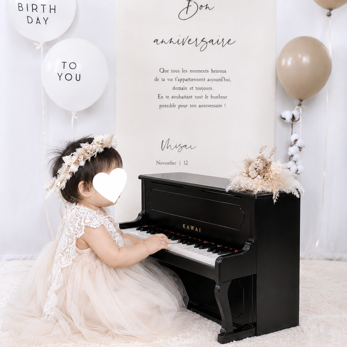 Kawai Mini Upright Piano - Black (1151) MADE IN JAPAN