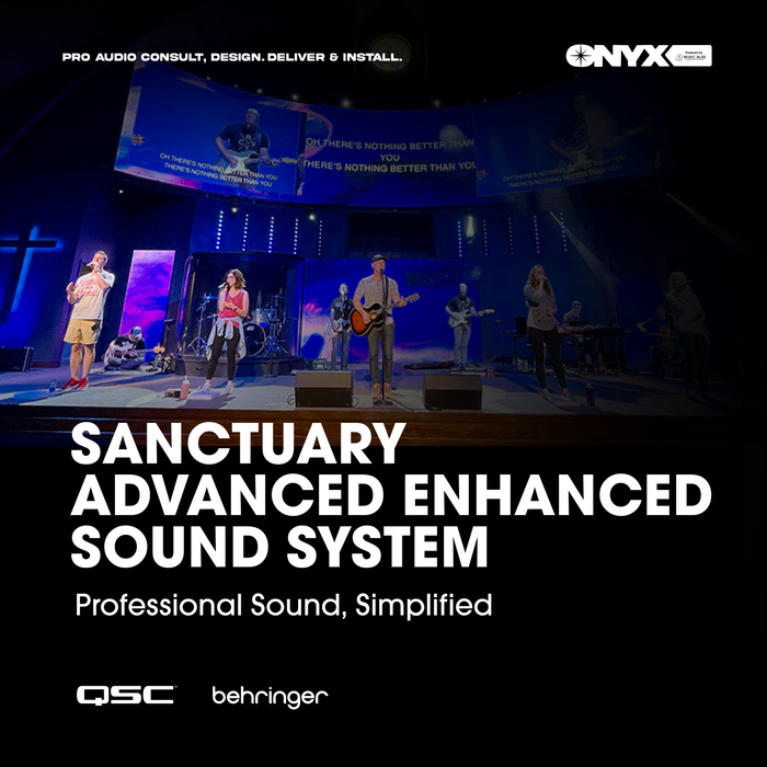 Church Sound System Package with Behringer WING Digital Mixer, S32 Stage Box, QSC CP12 Speakers and KS118 Subwoofer