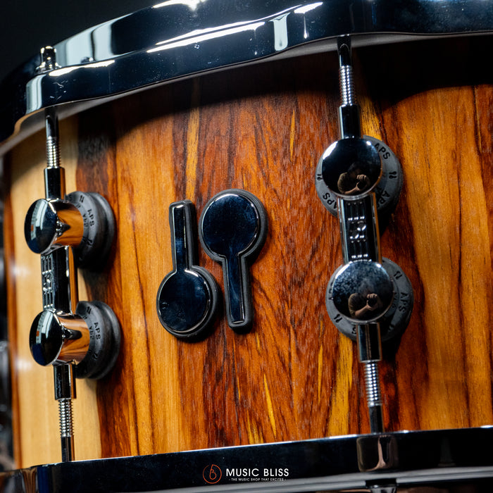 Sonor SQ2 Maple 14x6.5 Snare Drum - African Marble Veneer Semi Gloss