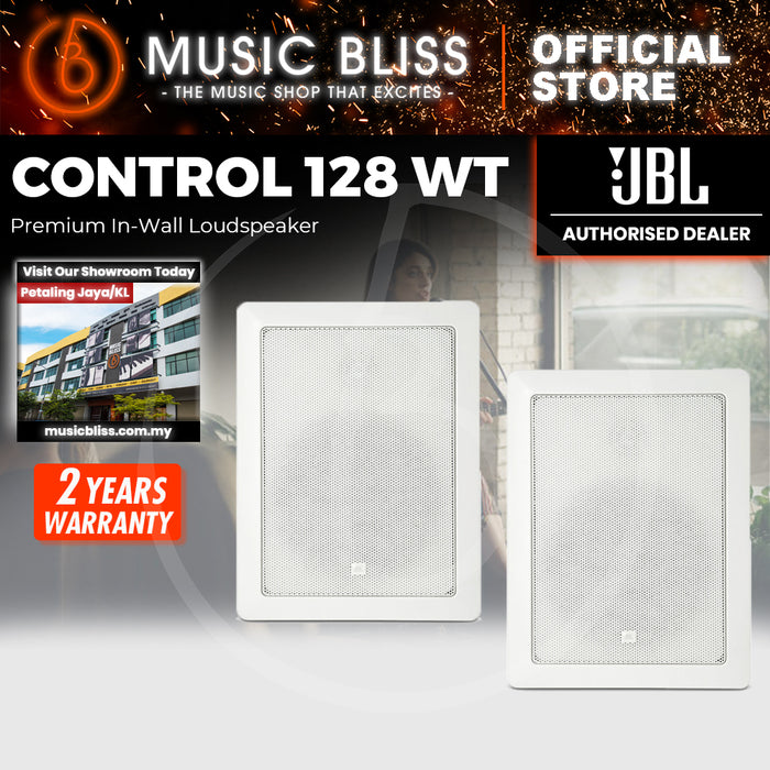 JBL Control 128WT 8" Premium In-Wall Loudspeaker - Pair