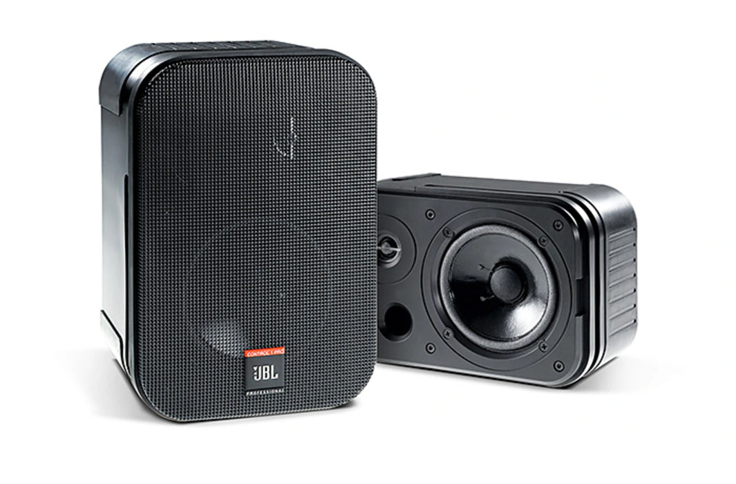 JBL Control 1 Pro 5" Two-Way Professional Compact Loudspeaker - Pair - Black