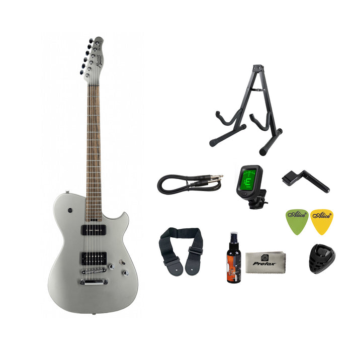 Cort MBM-2 Meta Series Matt Bellamy Signature Electric Guitar with Gigbag - Starlight Silver