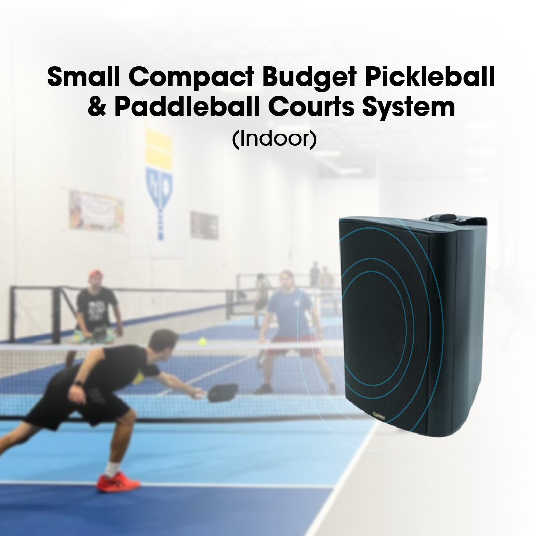 Indoor Sound System for Pickleball Paddleball Courts – Budget PA