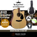 KEPMA D1CE Dreadnought Acoustic Guitar with K-10 Pickup - Natural Matt - Music Bliss Malaysia