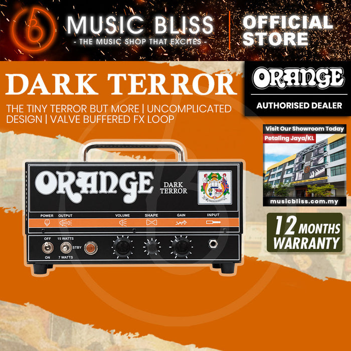 Orange DA15H Dark Terror 15-watt Guitar Amplifier Head
