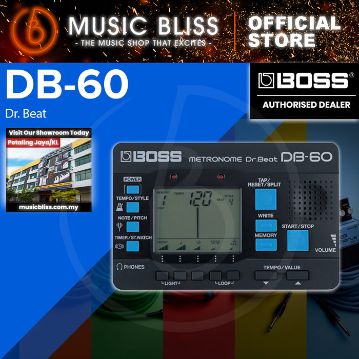 Boss DB-60 Dr. Beat Metronome w/Patterns