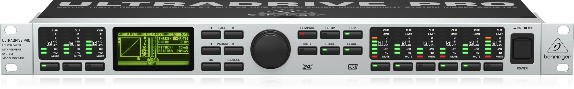 Behringer Ultra-Drive Pro DCX2496 Loudspeaker Management System - Music Bliss Malaysia