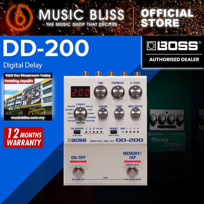 Boss DD-200 Digital Delay Pedal