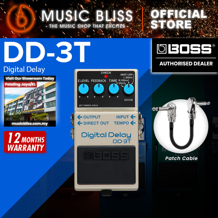 Boss DD-3T Digital Delay Pedal