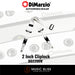 DiMarzio 2" ClipLock Guitar Strap - White Nylon DD2200W - Music Bliss Malaysia