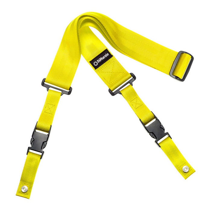 DiMarzio 2" ClipLock Guitar Strap - Yellow Nylon DD2200Y - Music Bliss Malaysia