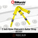DiMarzio 2" ClipLock Guitar Strap - Yellow Nylon - Music Bliss Malaysia