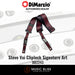 DiMarzio DD2243 Steve Vai Cliplock Signature Art Strap Cliplock Guitar Strap Black - Music Bliss Malaysia