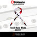 DiMarzio DD2247 Polyphia Floral Muse White Standard Strap - Music Bliss Malaysia